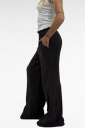 pantalone con elastico in vita lino